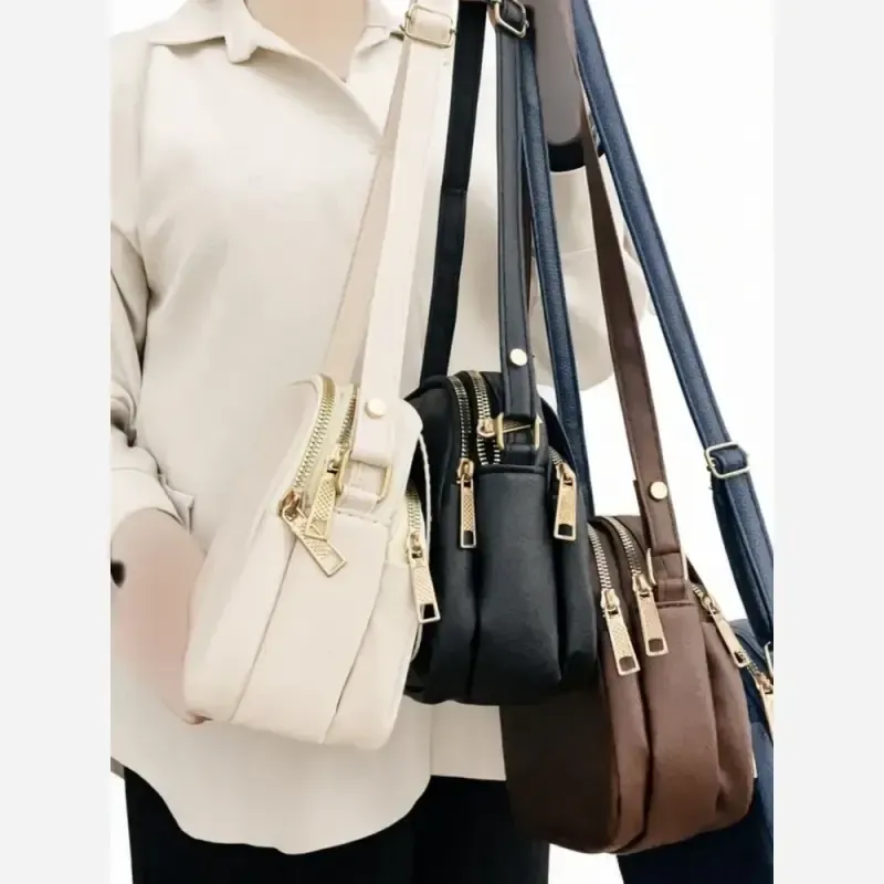 کیف مارال جنس شرانگ وارداتی رنگ شکلاتی کرم مشکی سورمه سفید سایز 19 تا 23 - تصویر 5