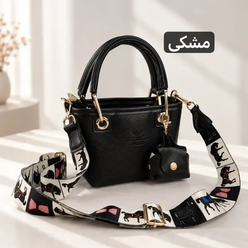 کیف پاسپورتی مینی چرم مصنوعی زنانه روزمره و مهمانی - تصویر 5