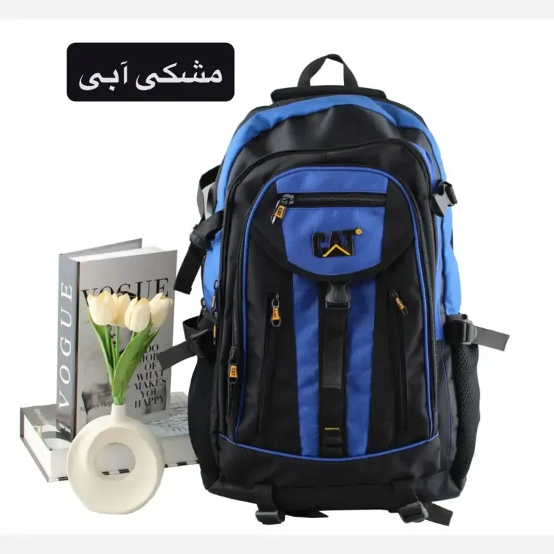 کوله پشتی پارچه ای روزمره و مدرسه دانشگاه دارای بند بلند و جیب دار - تصویر 5