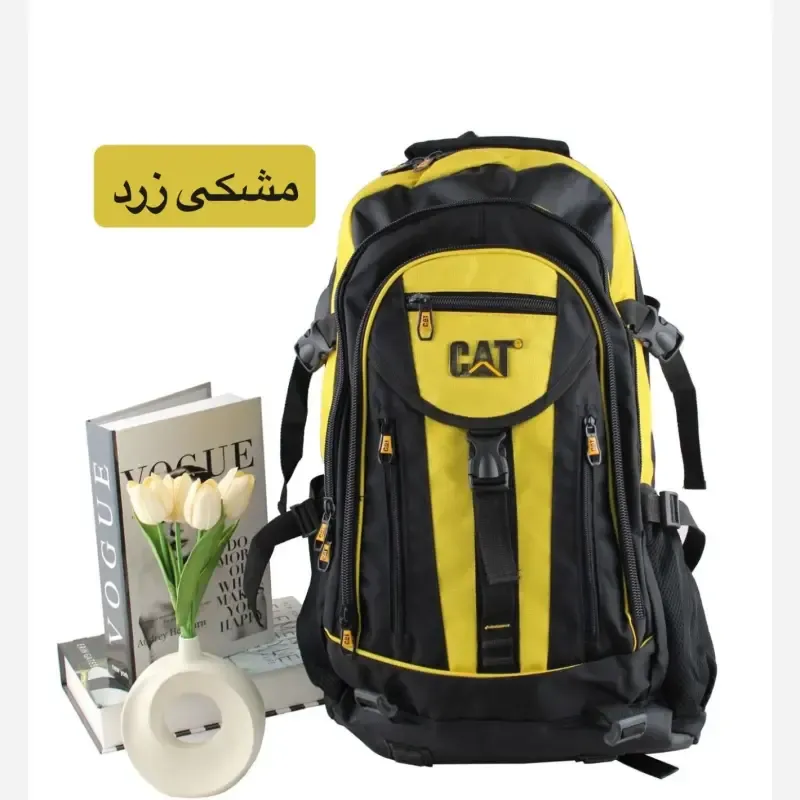 کوله پشتی پارچه ای روزمره و مدرسه دانشگاه دارای بند بلند و جیب دار - تصویر 6