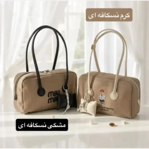 کیف زنانه پارچه ای طرح کنف روزمره