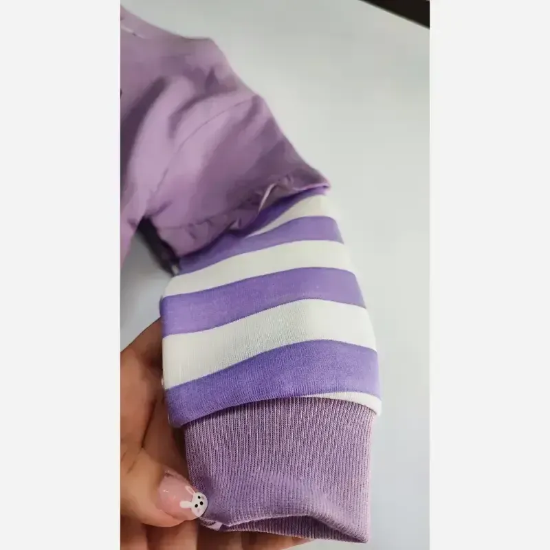 ست بلوز و شلوار دخترانه طرح خرگوش جنس دورس گلکسی سایز 35 و 40 - تصویر 5